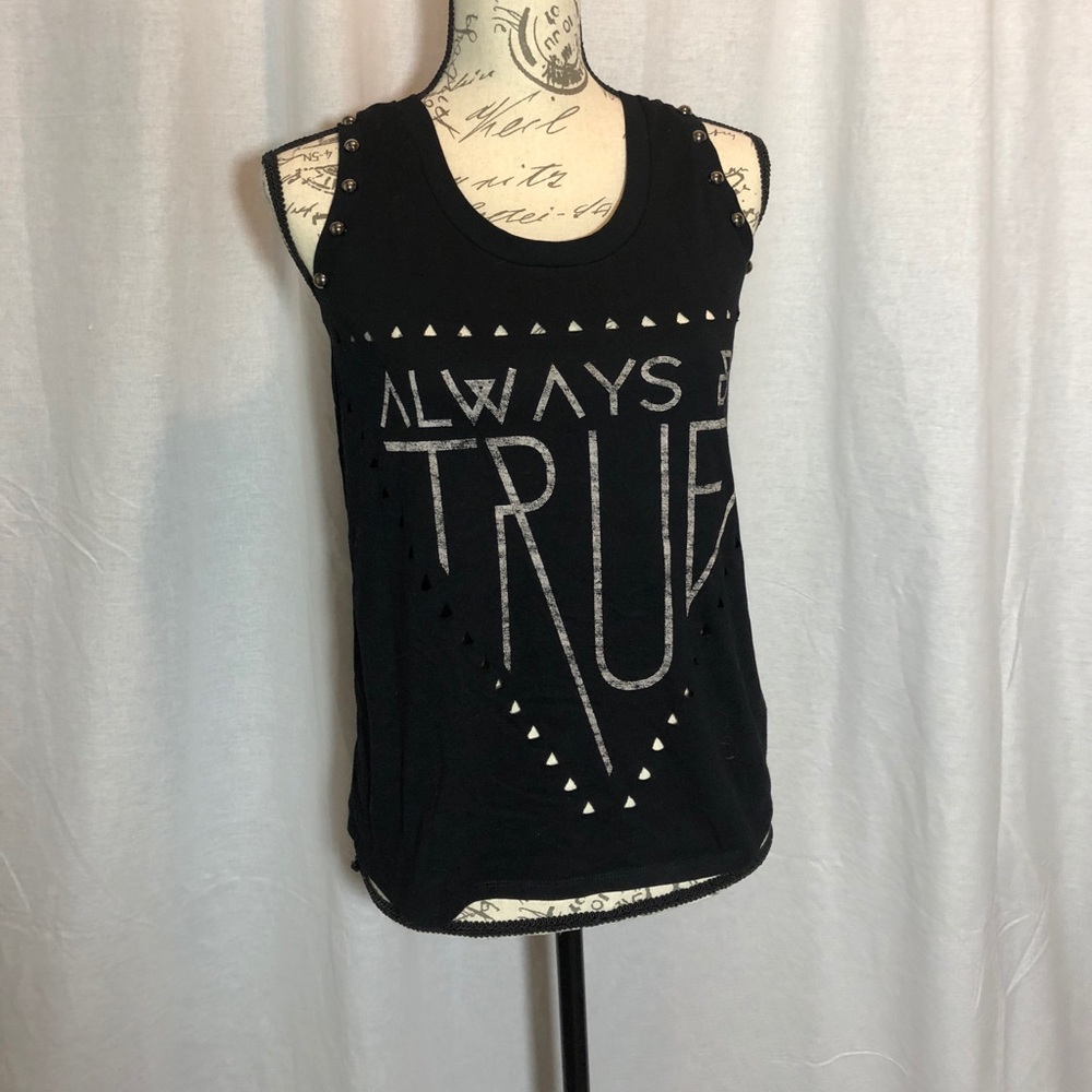 Express “Always True” studded t-shirt